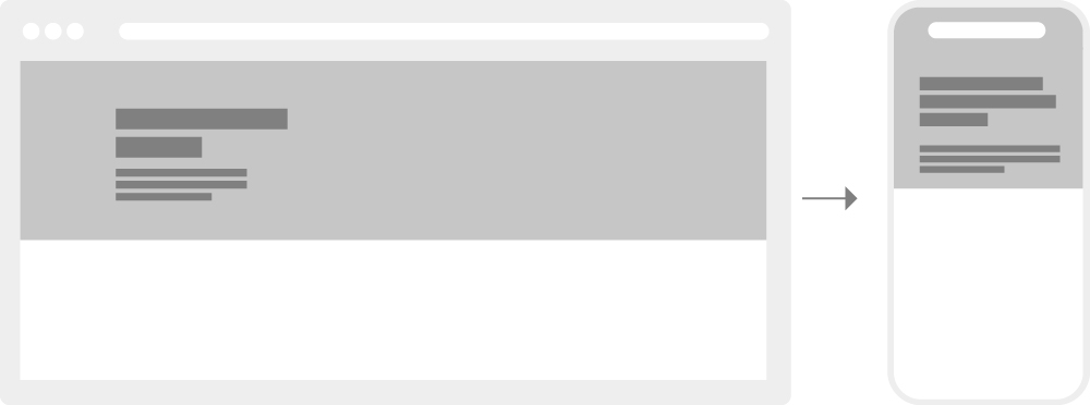 Exemple de texte responsive dont la taille s'adapte à la largeur de l'écran